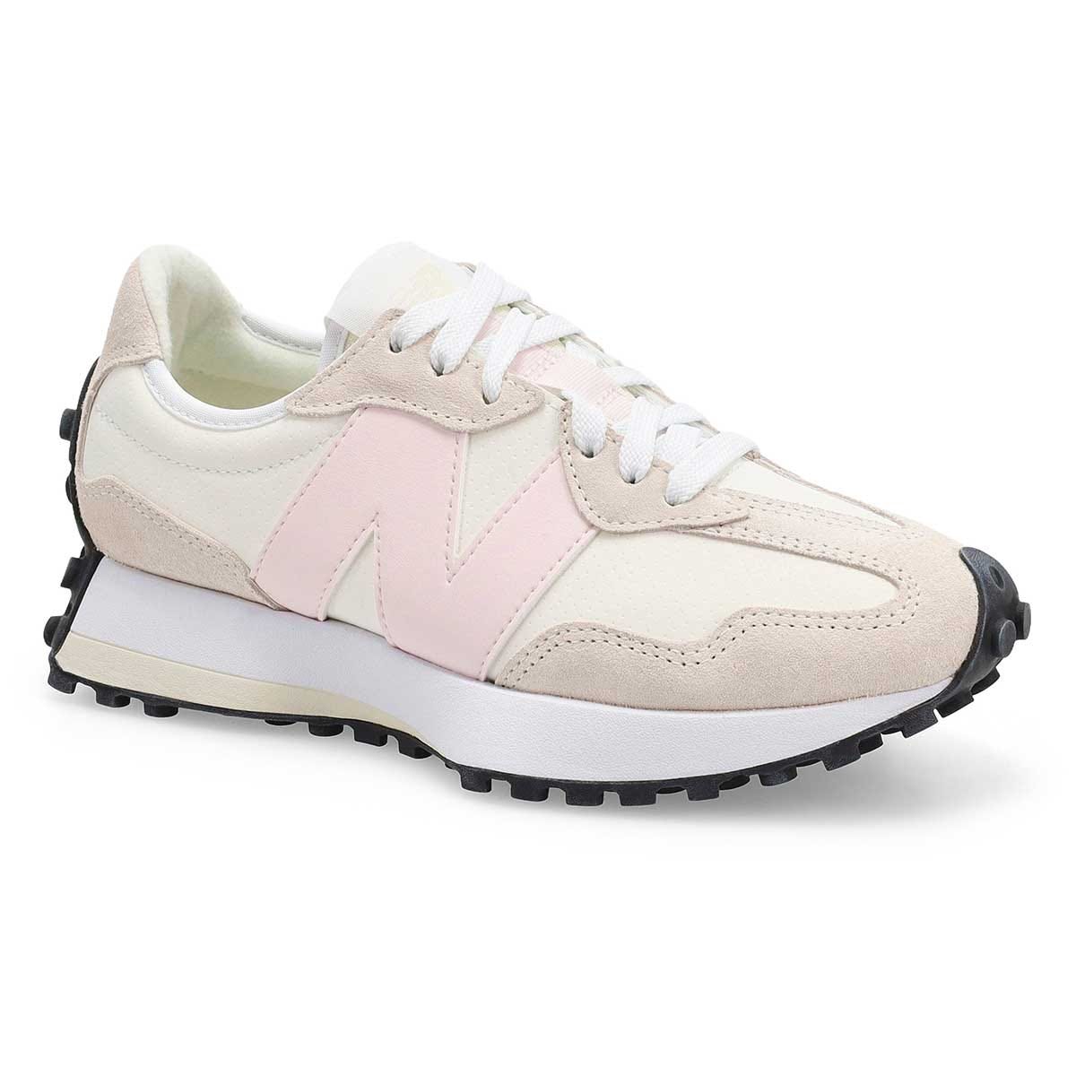 New Balance Women's 327 Lace Up Sneaker - Whi | SoftMoc.com