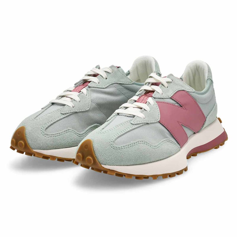 Women's  327 Lace Up Sneaker - Lone Star Grey/Rosewood