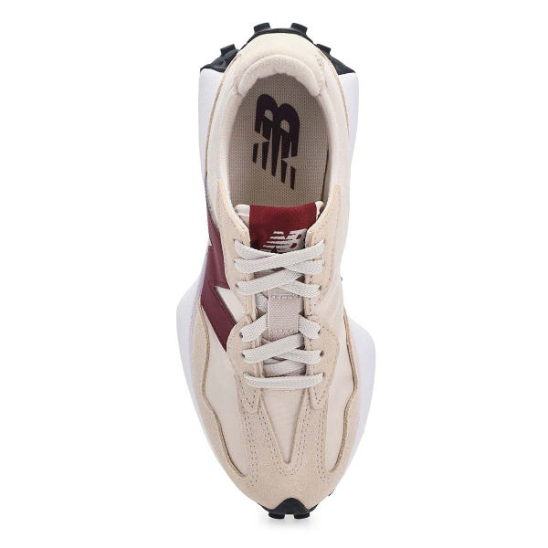 Women's 327 Lace Up Sneaker - Angora/Mulled Wine