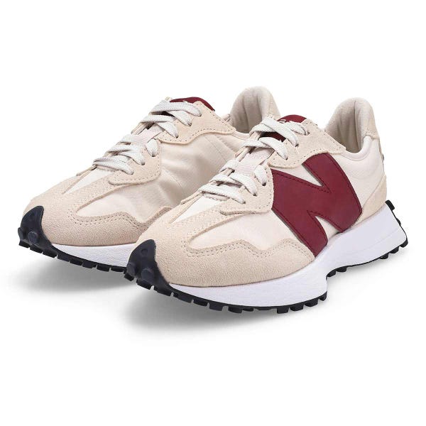 Women's 327 Lace Up Sneaker - Angora/Mulled Wine