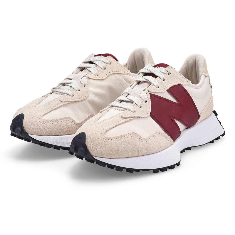 Women's 327 Lace Up Sneaker - Angora/Mulled Wine