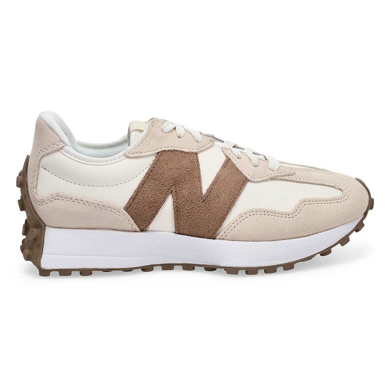 Woemn's  327 Lace Up Sneaker - Linen/Sea Salt/Mushroom