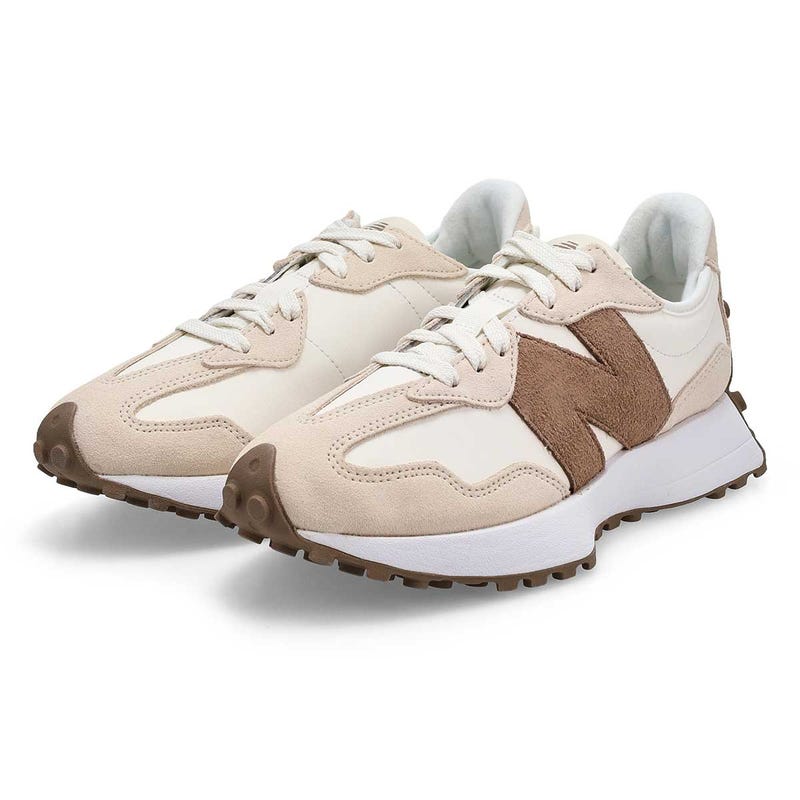 Woemn's  327 Lace Up Sneaker - Linen/Sea Salt/Mushroom