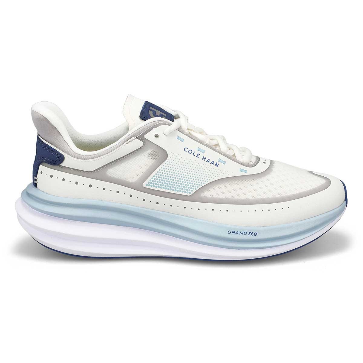 Baskets de performance ØRIGINALGRAND QUADSTAR, blanc optique/micropuce/bleu ciel, femmes