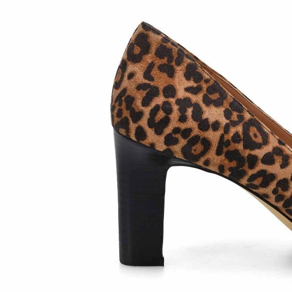 Women's Mylay Suede Dress Heel - Leopard