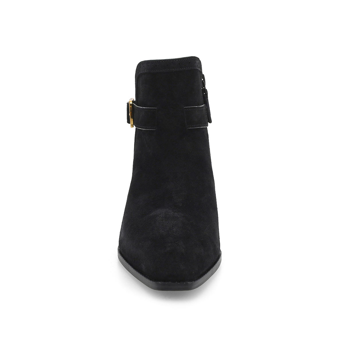 Bottine en suède NORELLA BUCKLE, noir, femmes