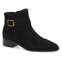 Bottine en suède NORELLA BUCKLE, noir, femmes
