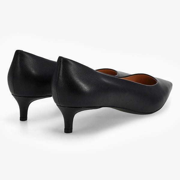 Women's Go-To Jocelyn Leather Dress Heel - Black