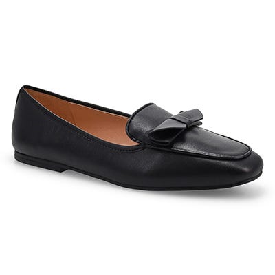 Lds Payson Soft Bow Casual Loafer - Black