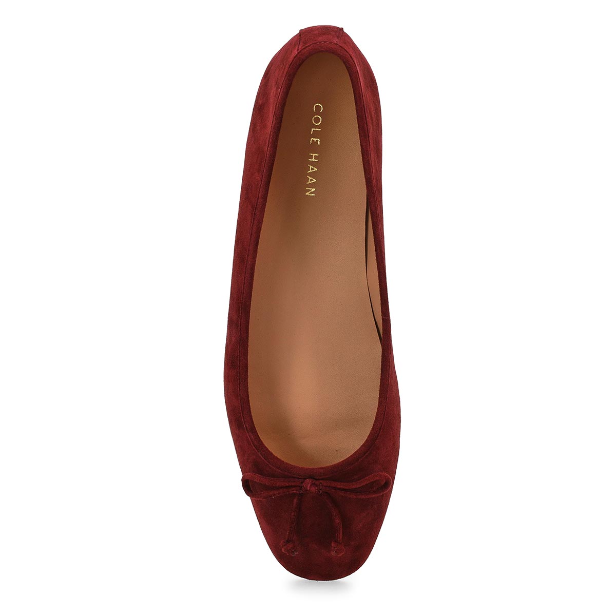 Women's  Yara Soft Suede Ballet Flat - Black Garnet