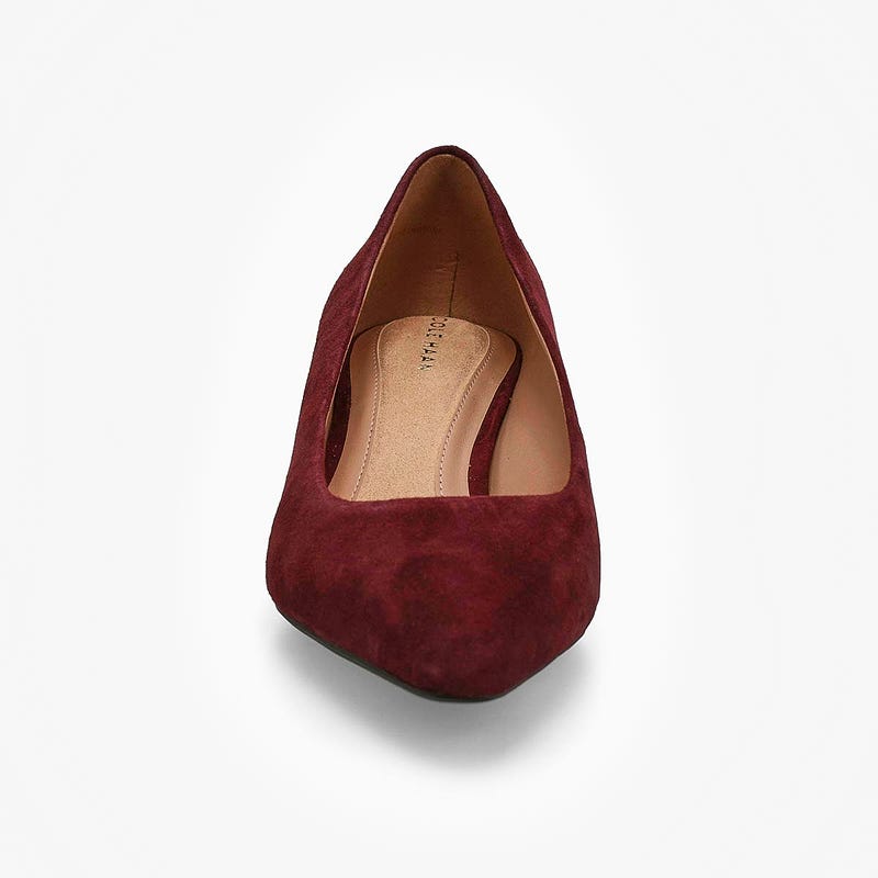 Women's  Go-To Jocelyn Suede Dress Heel - Black Garnet