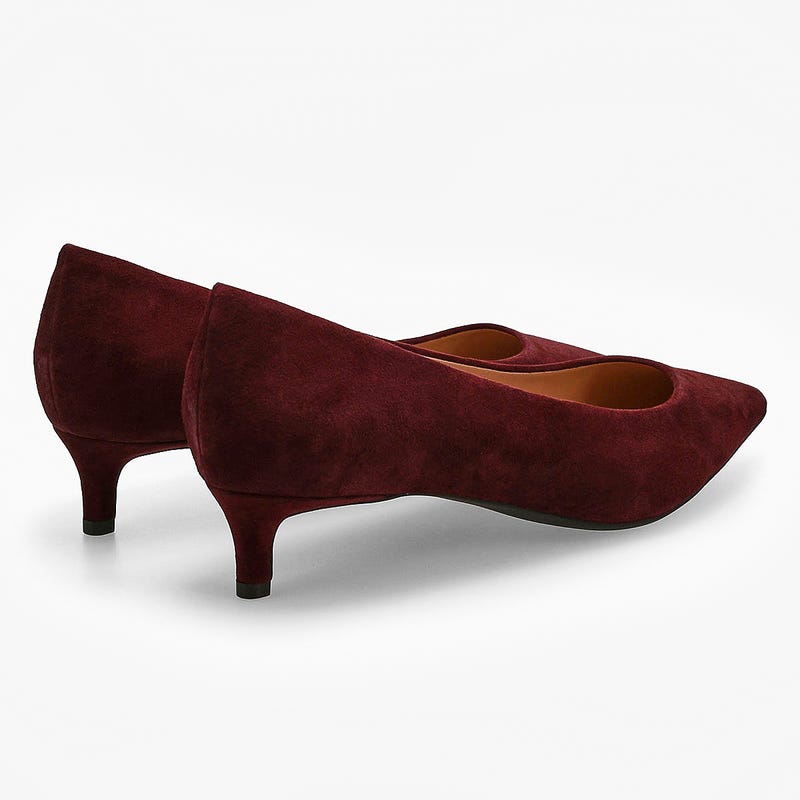 Women's  Go-To Jocelyn Suede Dress Heel - Black Garnet