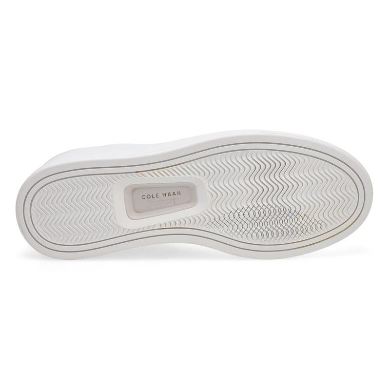 Baskets en cuir à enfiler GRANDPRØ LUXE SLIP ON, blanc, hommes