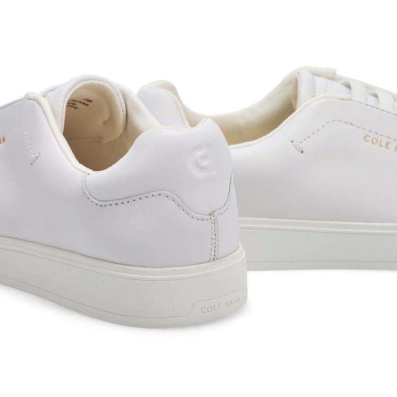 Baskets en cuir à enfiler GRANDPRØ LUXE SLIP ON, blanc, hommes