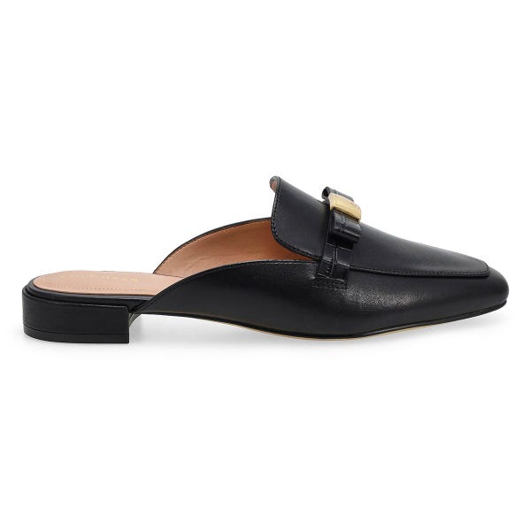 Women's  Pasha Bow Dress Mule - Black