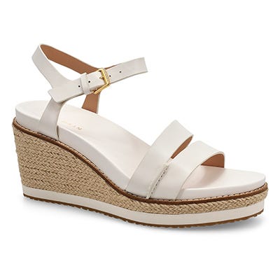 Sandale compensée CLOUDFEEL RONNIE ESPADRILLE, poudre/écru, femmes