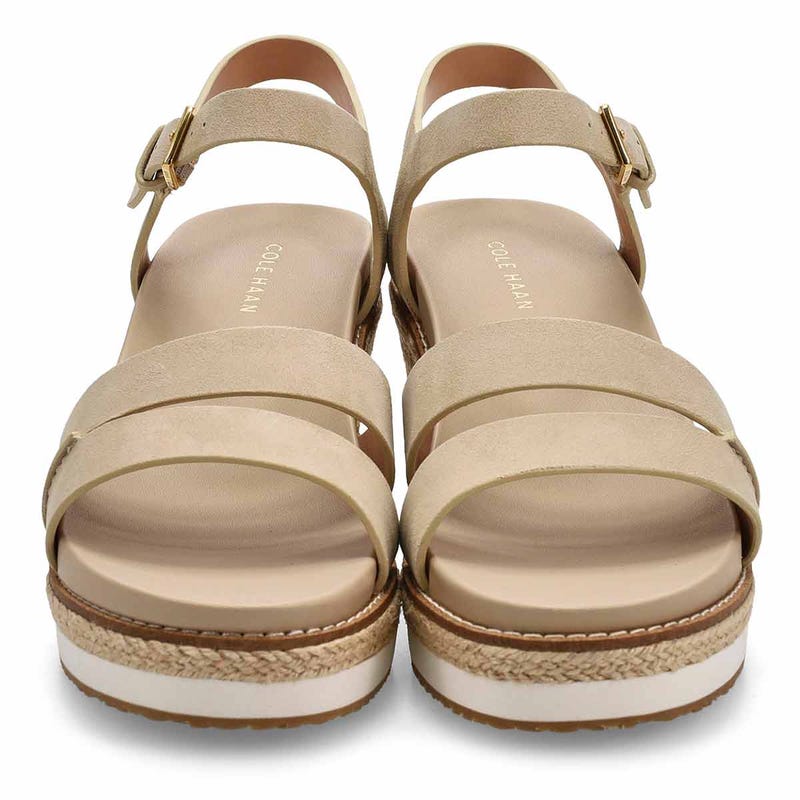Women's Cloudfeel Ronnie Espadrille Wedge Sandal - Light Sesame/Natural
