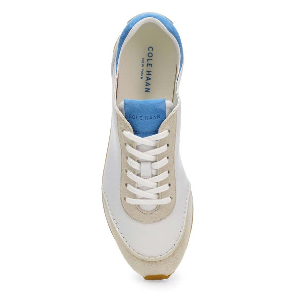 Women's Grandpro Energyweave Sneaker - White/Silver Birch/Azure Blue