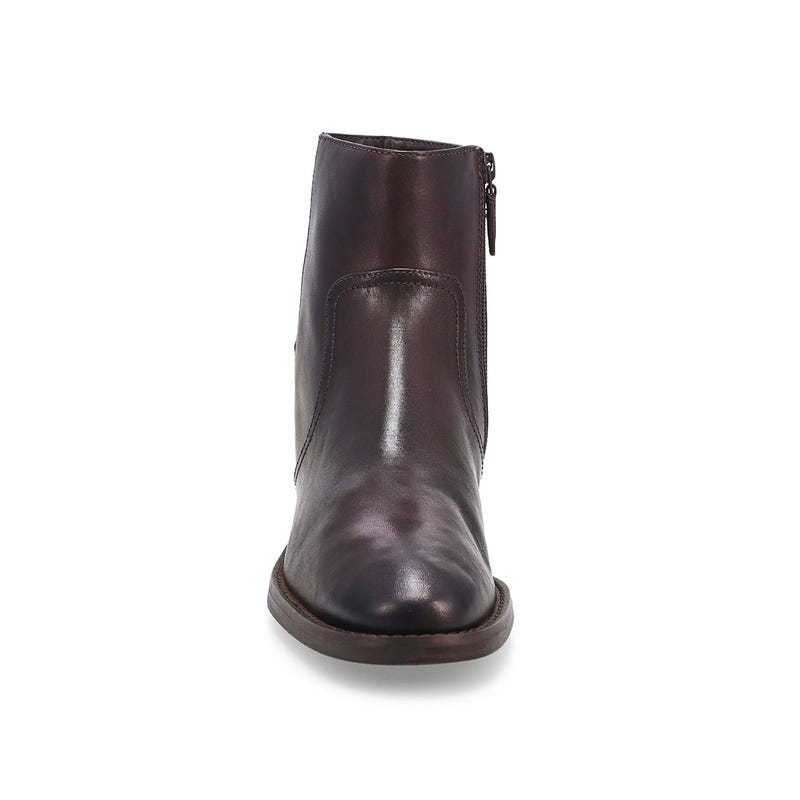 Women's Prue Bit Leather Ankle Boot - Dark Chocolate