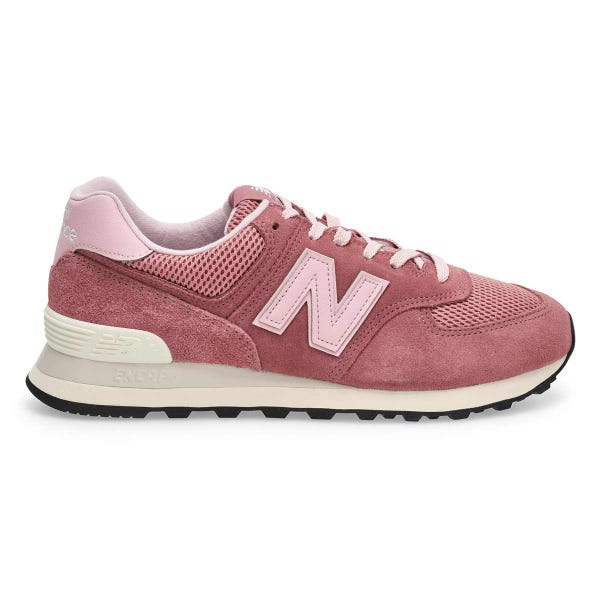 Women's  574 Lace Up Sneaker - Alpha Pink