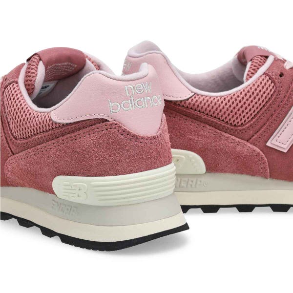 Women's  574 Lace Up Sneaker - Alpha Pink