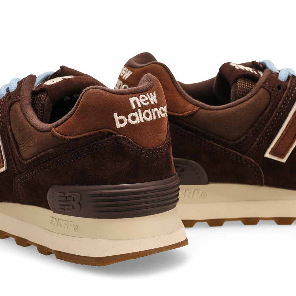 Women's 574 Lace Up Sneaker - Chocolate Brown