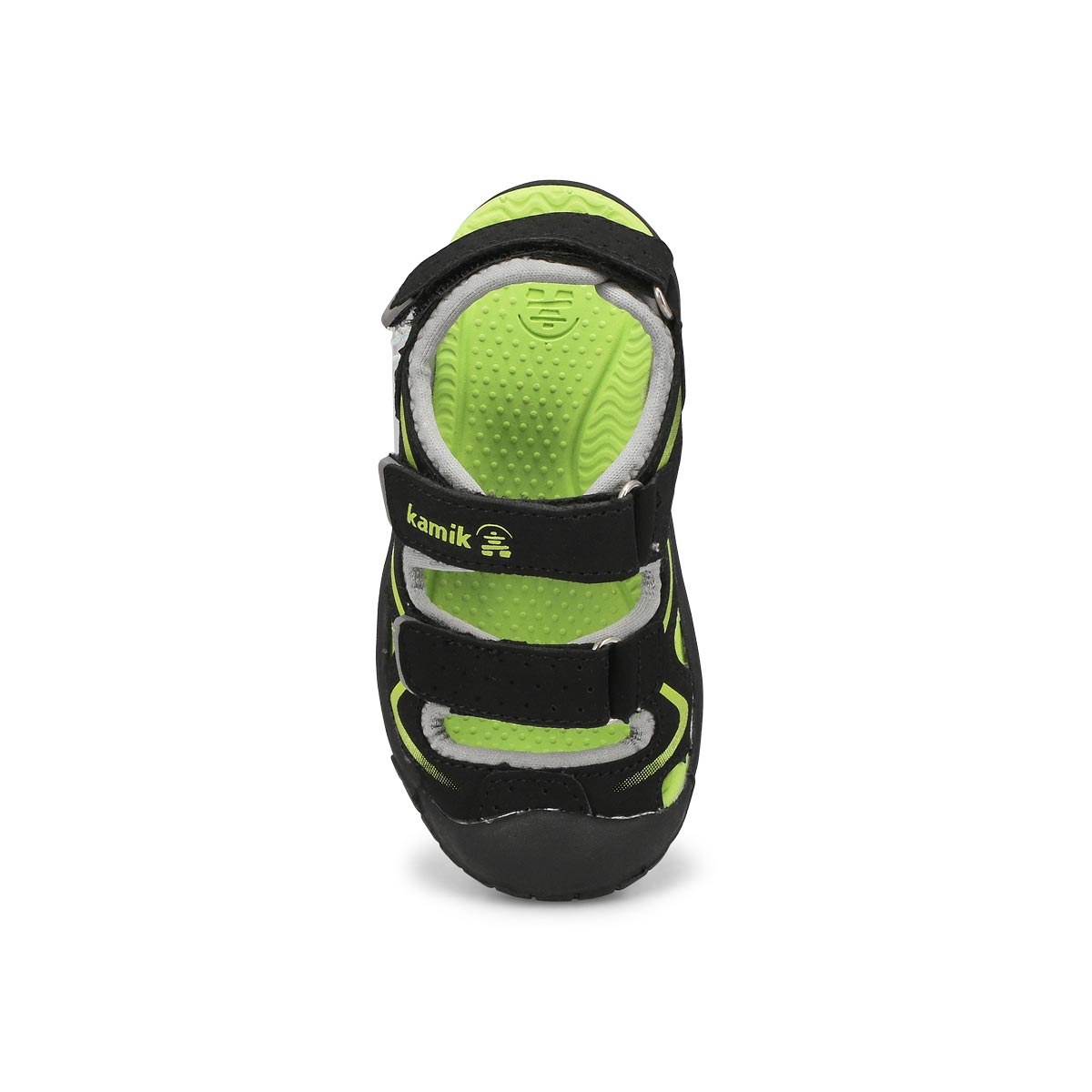 Infants' Wander Closed Toe Sandal - Black/Lime