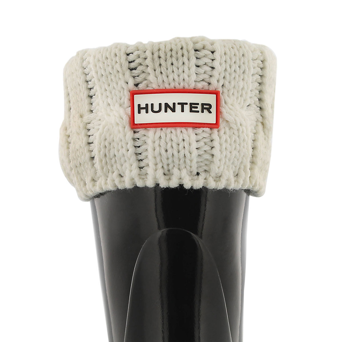 hunter cable knit boot socks short