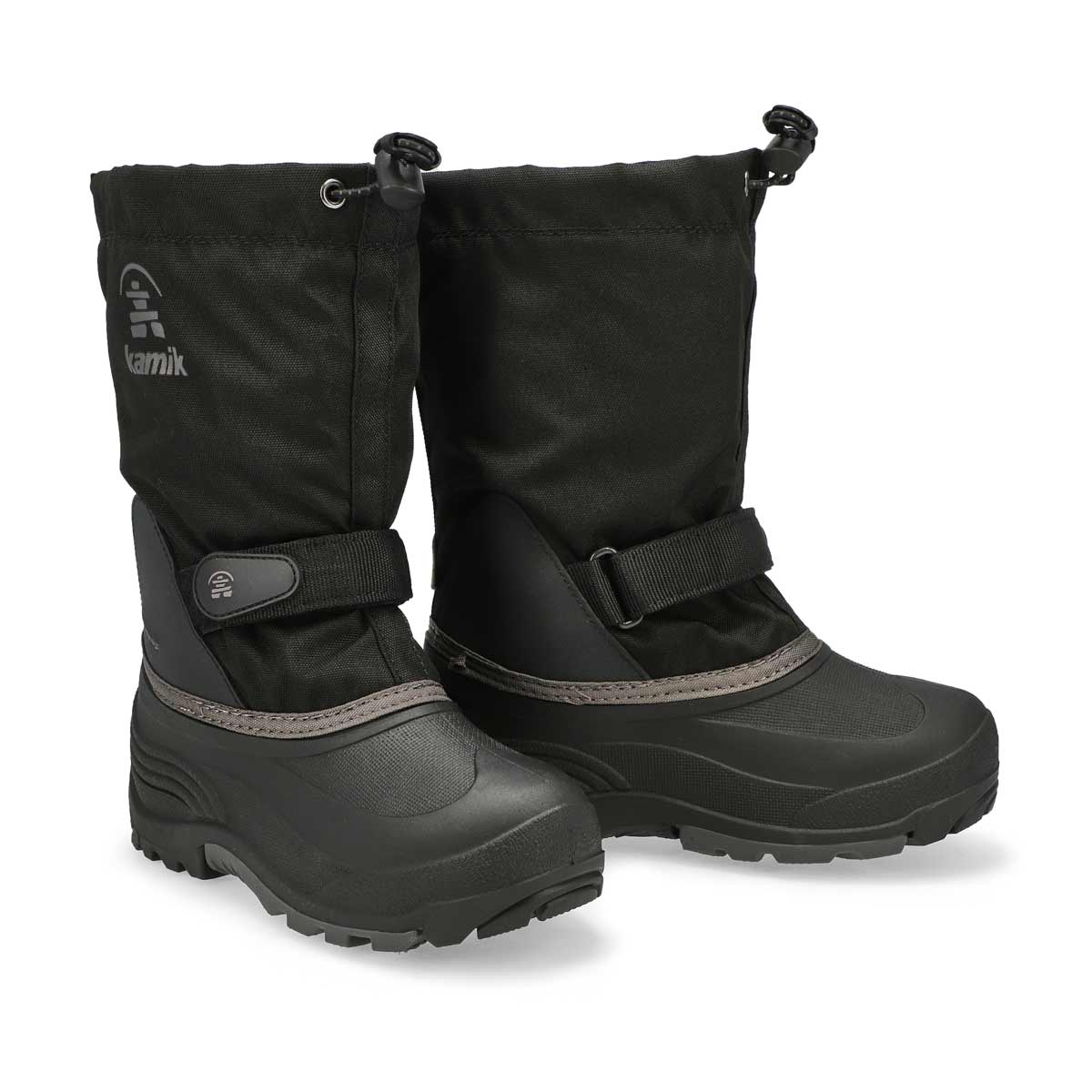 Botte d'hiver imperméable WATERBUG 5, noir/anthracite, garçons