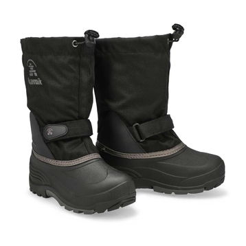 Boys' Waterbug 5 Waterproof Winter Boot - Black/Ch