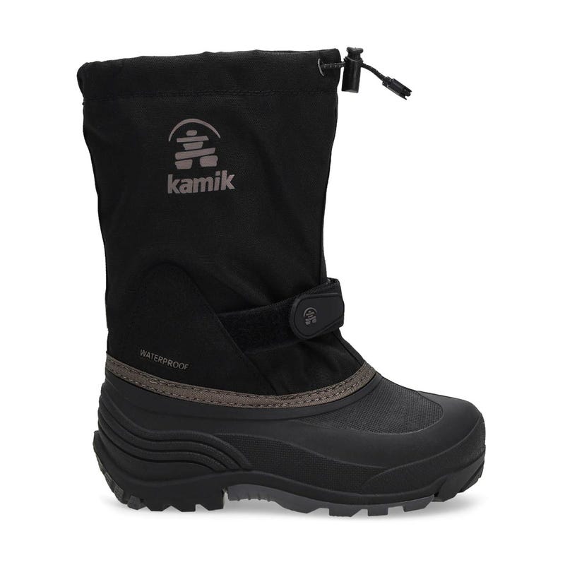 Boys' Waterbug 5 Waterproof Winter Boot - Black/Charcoal
