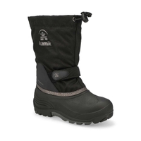 Botte d'hiver imperméable WATERBUG 5, noir/anthracite, garçons