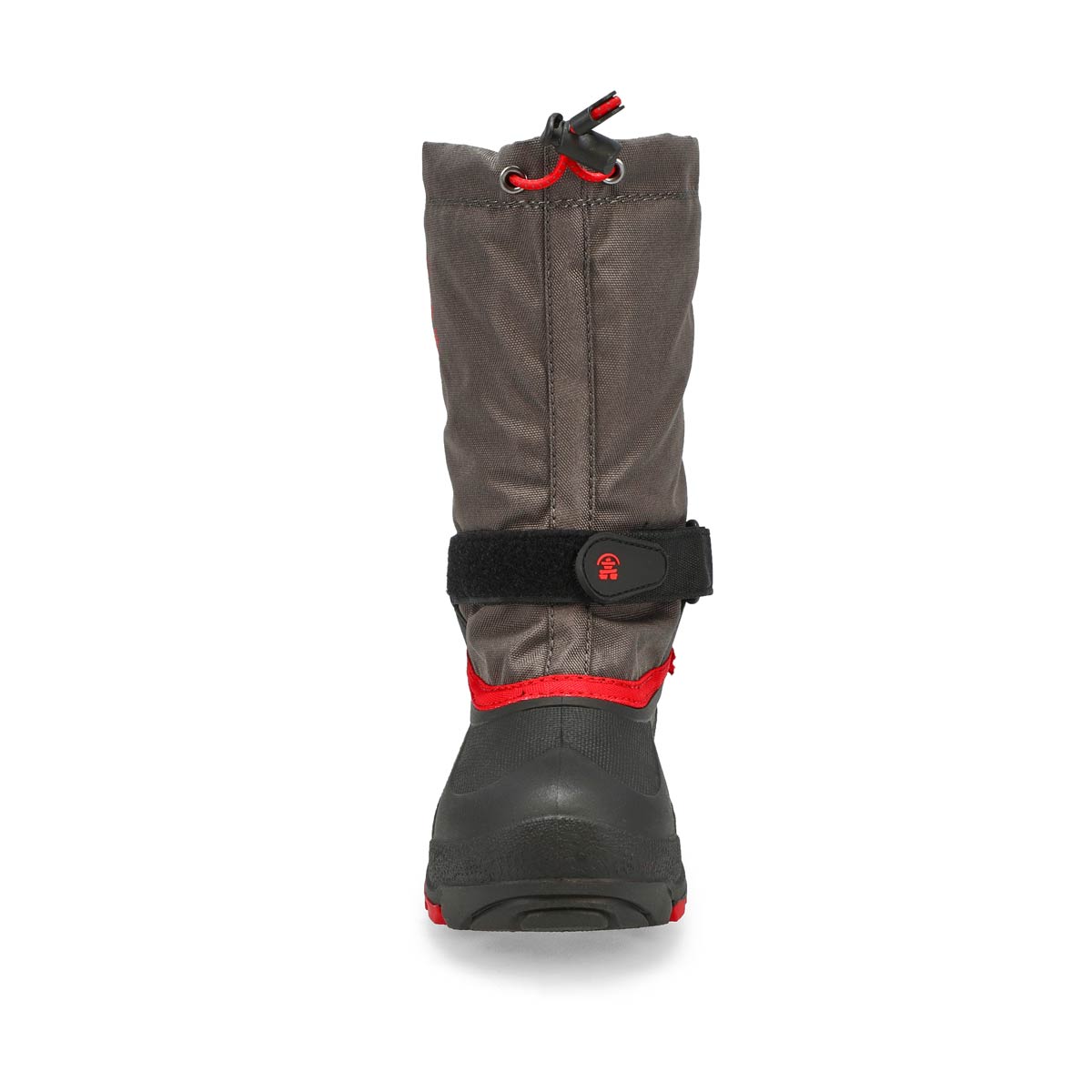 Botte d'hiver imperméable WATERBUG 5, anthracite/rouge, garçons