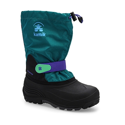 Botte d'hiver imperméable WATERBUG 5, vert, filles