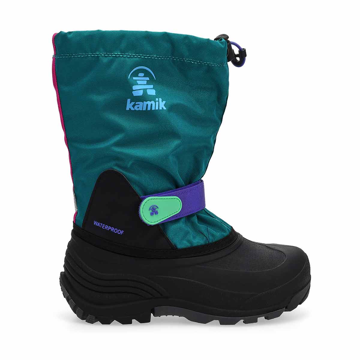 Botte d'hiver imperméable WATERBUG 5, vert, filles