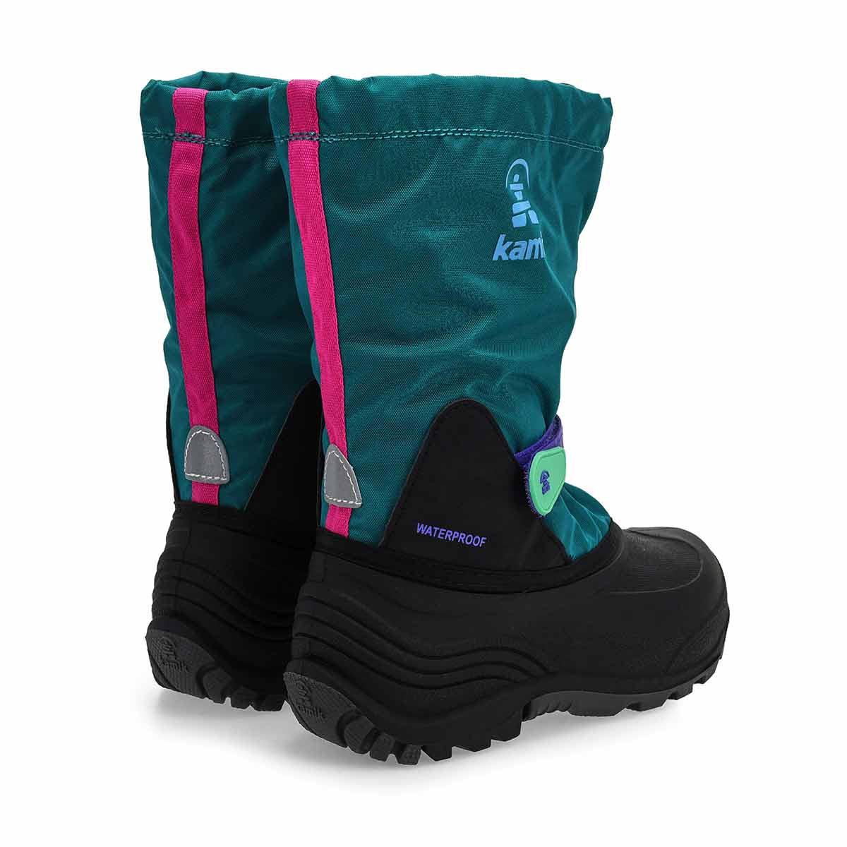 Botte d'hiver imperméable WATERBUG 5, vert, filles