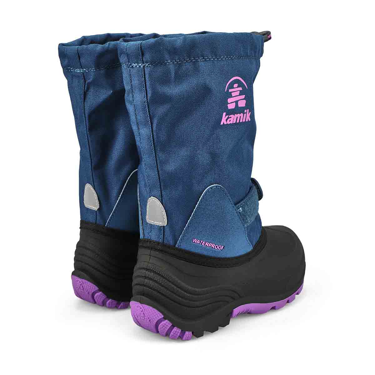 Kids' Waterbug 5 Waterproof Winter Boot - Light Navy/Purple