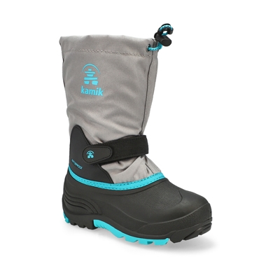 Botte hiv imp Waterbug5, gris moy, fille