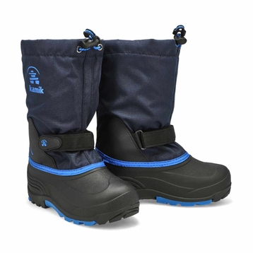Boys' Waterbug 5 Waterproof Winter Boot - Navy Blu