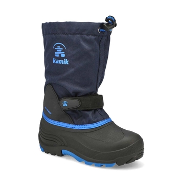 Boys' Waterbug 5 Waterproof Winter Boot - Navy Blu