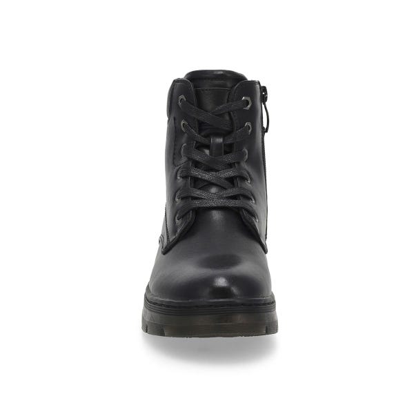 Women's  Wednesday 04 Vegan Waterproof Combat Boot - Black