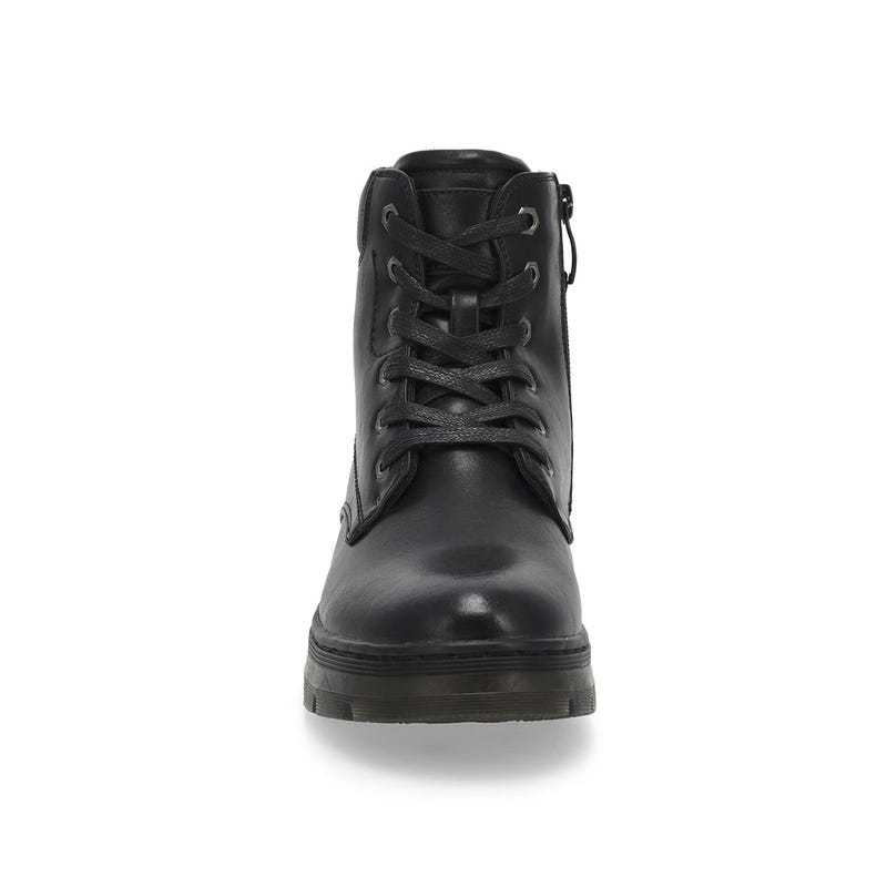 Women's  Wednesday 04 Vegan Waterproof Combat Boot - Black