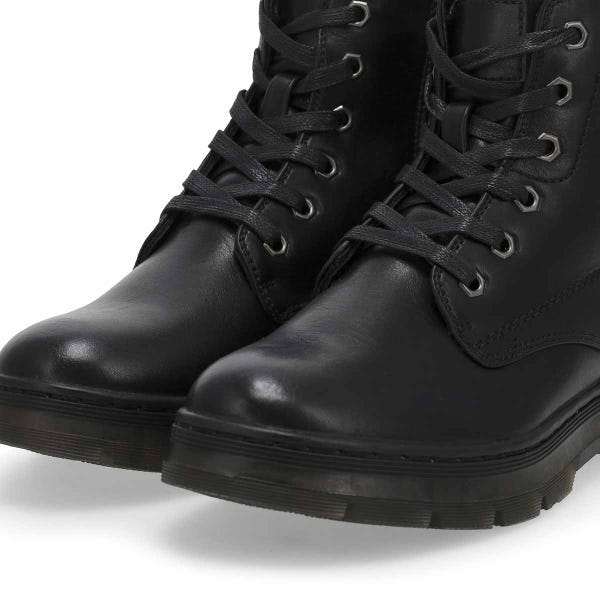 Women's  Wednesday 04 Vegan Waterproof Combat Boot - Black