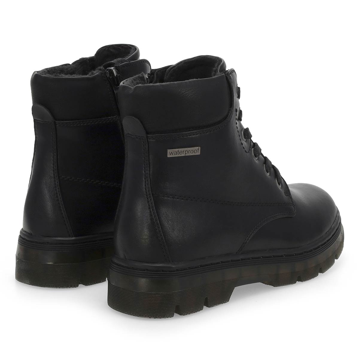 Botte militaire végane imperméable WEDNESDAY 04, noir, femmes