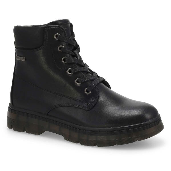 Women's  Wednesday 04 Vegan Waterproof Combat Boot - Black