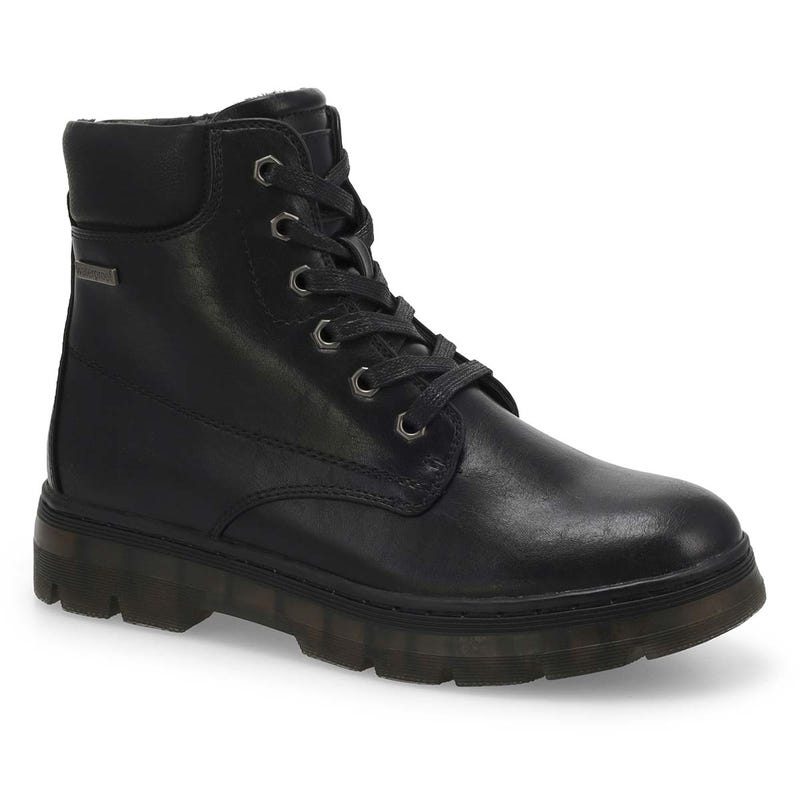Women's  Wednesday 04 Vegan Waterproof Combat Boot - Black