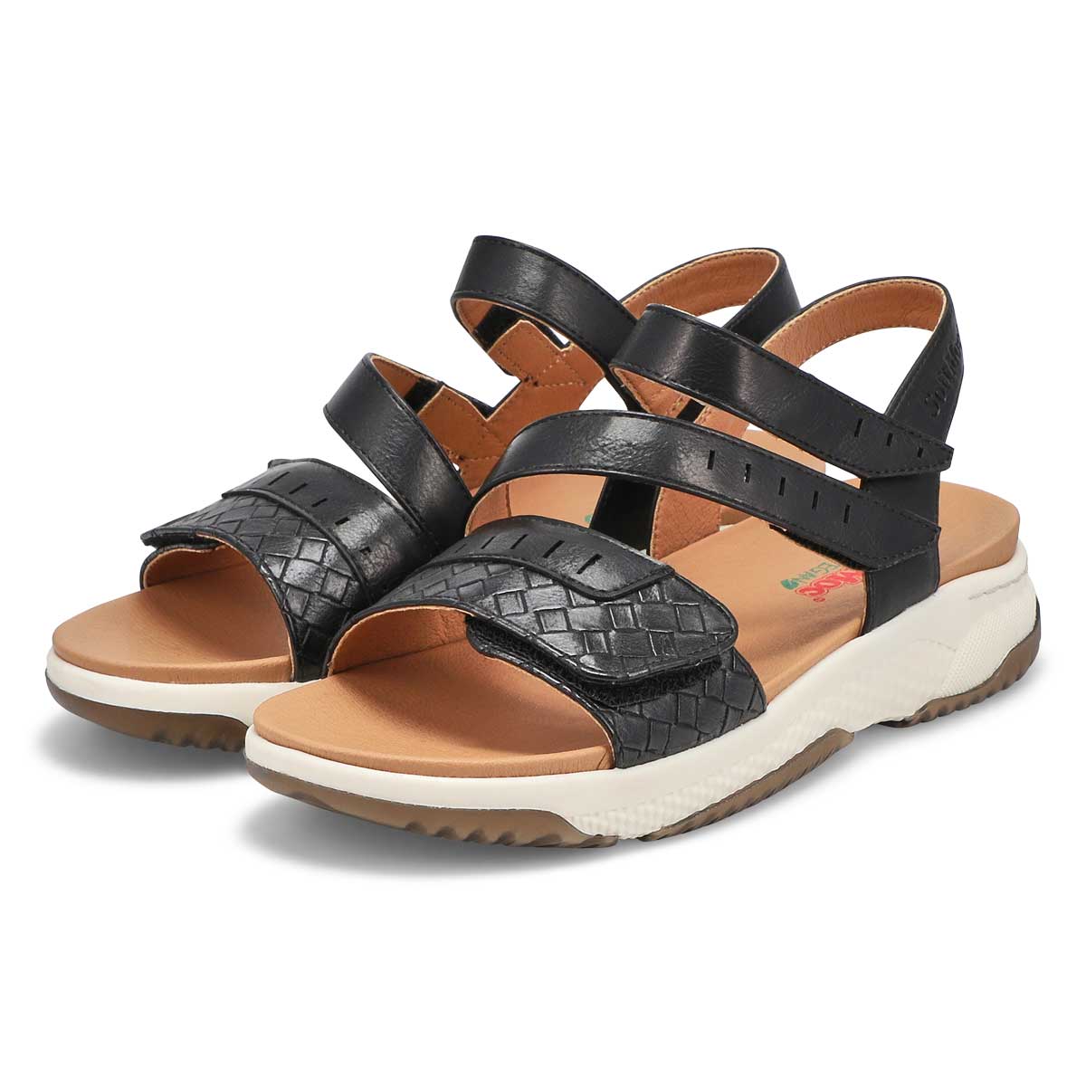 Sandale végane WENSY 01, noir combi, femmes