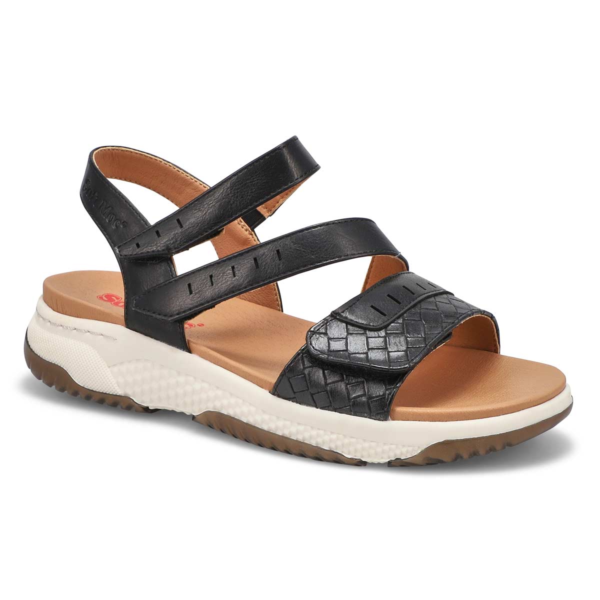 SoftMoc Women's Wensy 01 Vegan Sandal - Black | SoftMoc.com