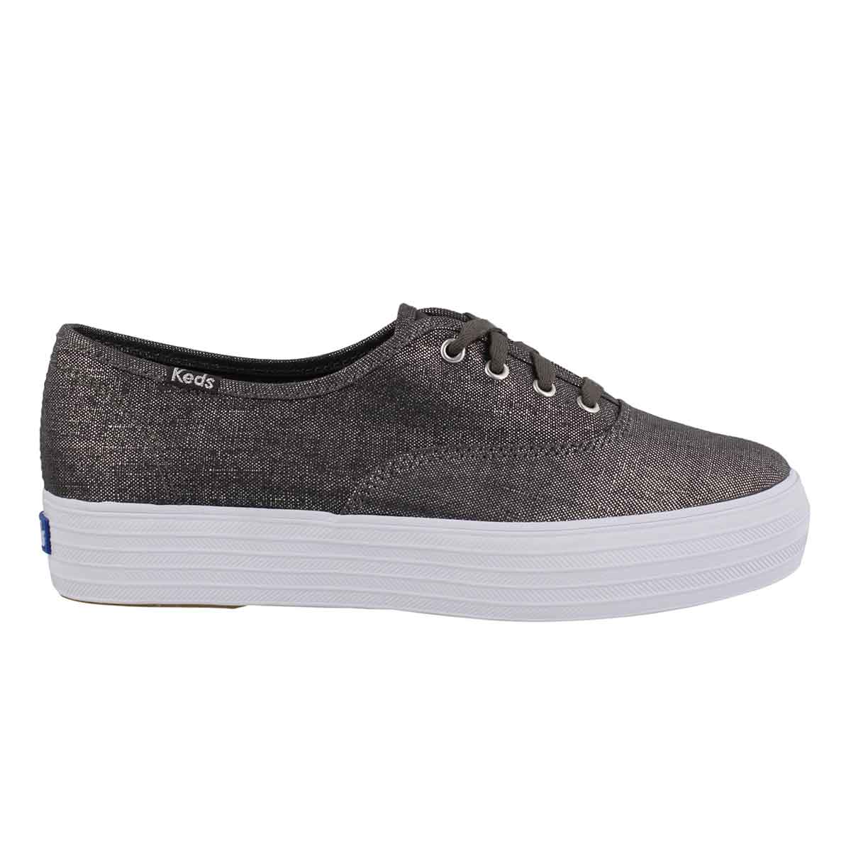 keds triple metallic linen sneakers
