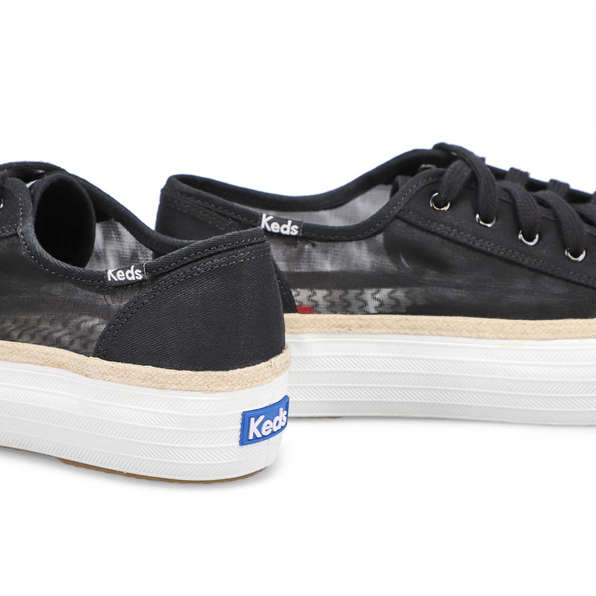 keds triple kick embroidered mesh